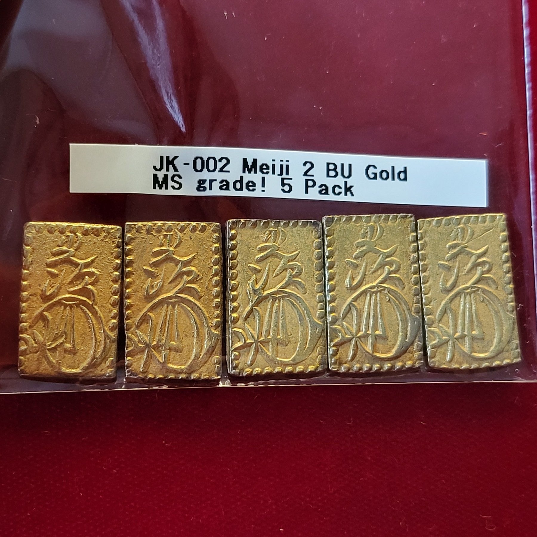Meiji 2 Bu Gold MS grade! 5 Pack